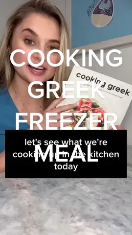 One of my favorite easy freezer meals! #cookinggreek #greekcooking #greek #greekmodel #greekmom #greece #grecian #greekmeatballs 