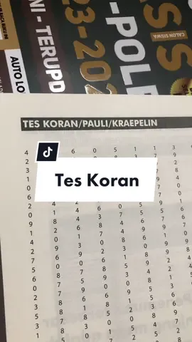 #testni #tespauli #psikotestni #psikotest 