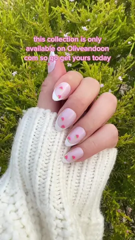 @oliveandjune spring colection!🍓 #oliveandjune #oj #pressonnails 