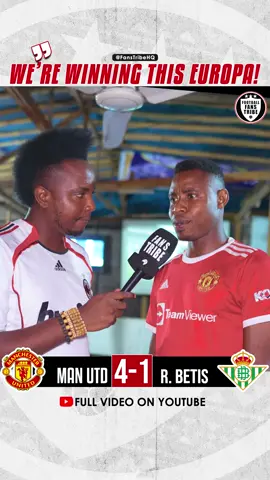 Watch Chris' FULL INTERVIEW ON YOUTUBE -LINK IN BIO 📺 🗣 🔥  #naijafootball #PremierLeague #tiktoknigeria #naijatiktok #fyp #trending #manchesterunited  #europaleague Manchester united 4-1 real betis highlights   #levelupafrica 