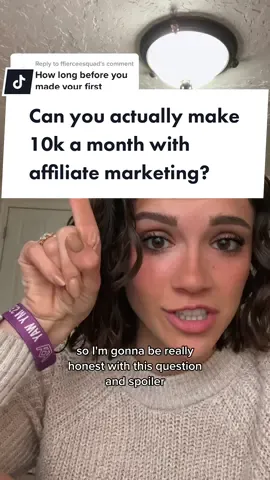 Replying to @ffierceesquad my answer, no, you cannot make 10k a month your first month of affiliate marketing. If you do, that is so rare! It takes hard works to make a commission and it definitely works on your patience! But like I said, even though I had a rocky start, I now make 10-15k a month! So if you want to get started, let me know! #affiliatemarketingforbeginners2023 #howtostartaffiliatemarketing #onlineincomeforbeginners #howtostartaffiliatemarketing2023 #sidehustlesformoms #sidehustlesfordads #secondstreamofincome #makemoneyfromhome2023 #affiliatewithlindsay 