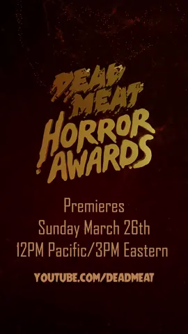 Enjoy your FIRST LOOK at the Dead Meat 2023 Horror Awards categories! #deadmeat #2023 #horror #awards #killcount