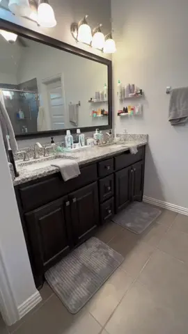 Is anyone elses bathroom the messiest room in their house?? This clean was long overdue and much needed! #cleanwithme #CleanTok #cleaningasmr #tidywithme #tidytok #tidyasmr #bathroomcleaning #sharkvaccums #letsclean 