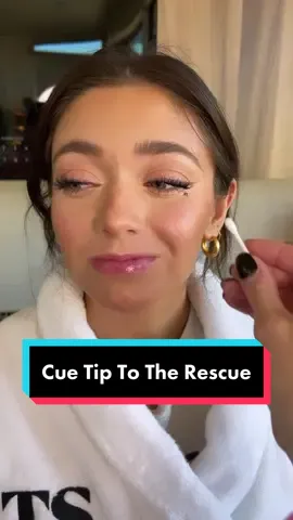 @tabithaswatosh wanted to apply her own mascara 🤪😂 Que tip to the 🛟 rescue 🤩  . #BigSister #TabithaSwatosh #EmmaWillisMakeup 