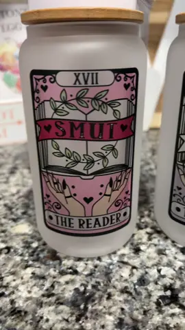 Got me and my bestie cups from @dreaminginevergreen on Etsy! Cant wait to put them to use! #BookTok #smutreader #romancereader #slowburn #readingtiktok #readerproblems #readingmerch 