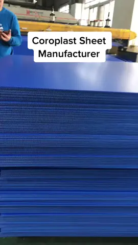 5mm blue hollow plastic sheet boards, our customers want to use this corrugated plastic sheets to make boxes, fortunately we can do anything!#foryou