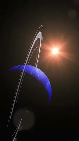 The eighth and farthest planet of the Solar system from the Sun. Its mass exceeds the mass of the Earth by 17.2 times and is the third among the planets of the Solar system, and Neptune ranks fourth in equatorial diameter, surpassing the Earth by 3.9 times. The planet is named after Neptune, the Roman god of the seas.#space #universe #fyp