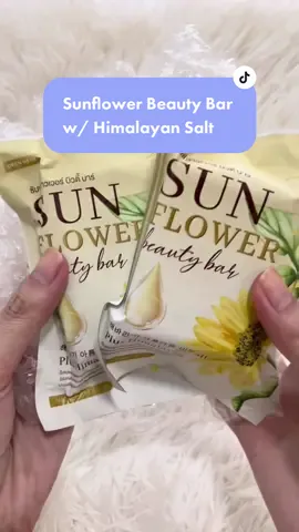 🌻✨ #sunflower #sunflowerbeautybar #beautybar #himalayan #salt #himalayansalt #soap #whitening #lighten #tiktokfinds #tiktokshop #tiktokbudol #lyarays 