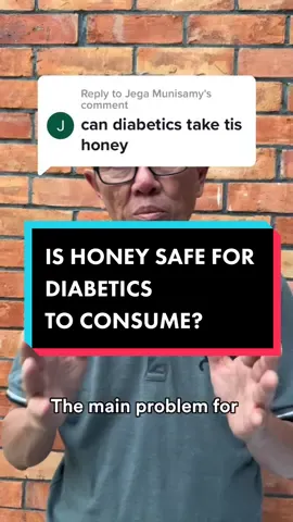 Replying to @Jega Munisamy  In short, honey which is mature, meaning the bee has taken sufficient time to break down the complex sugars to simple sugars, are safe for diabetics to consume. ✅😋  And what’s even better is when the honey has HIGH polyphenols (plant compounds) 🌱 which makes it medicinal for our bodies! 💪 • • • #honey #polyphenols #plants #tiktokguru #diabetestype2 #diabetes #diabetic #medicine #medicinalherbsandplants #apisdorsata #dorsatahoney #tualang  