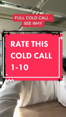 Full cold call intro to end - rate it in the comments 1-10 #coldcall #coldcalling #leadgeneration #highticket #highticketsales #sales #salestraining 