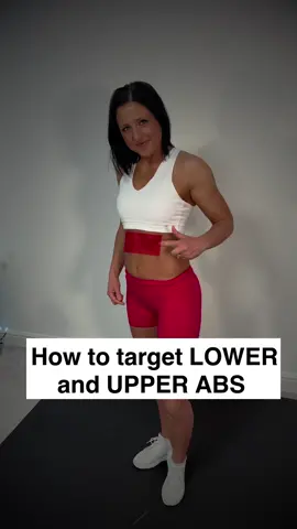 How to target Lower and Upper ABS #fitnessmotivation #fitnessroutine #fypシ 