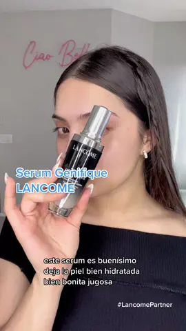 Cubriendo mis moretes despues de mi cirujia de muelas. Usando el mejor serum Genifique de @lancome.official ✨#lancomepartner 