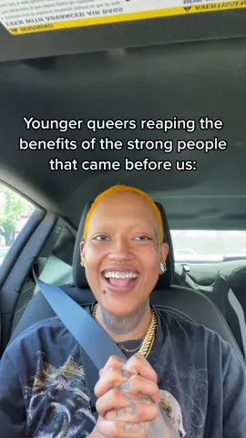 Thank you James Baldwin. Thank you Marsha P. Johnson. Thank you Bayard Rustin. Because of you. We are. #fyp #lgbt #queertiktok #enbytiktok #lesbiansoftiktok #queeractivists #transactivist #HTX #thesundaye 