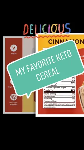 Looking for a cereal without all the extra sugar and carbs? A blend of seven plant proteins and fibers is designed to keep you full longer and promote gut health. This cereal is so good and doesn’t taste like a low-carb keto cereal. Highly recommend!!!  @catalinacrunch  #catalinacrunch #ketolife #ketofinds #ketosis #nongmo💜 #highfiberbreakfast #macronutrients #fyp #fypシ 