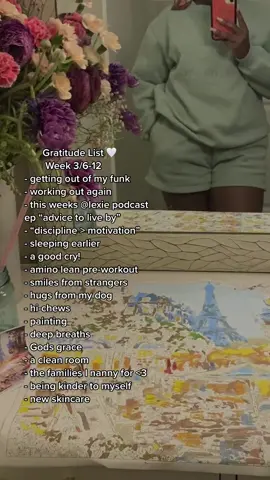 This weeks gratitude list. What are you grateful for this week? #fyp
