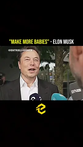 Elon Musk Calls on the World to Make More Babies🤯 #elonmusk