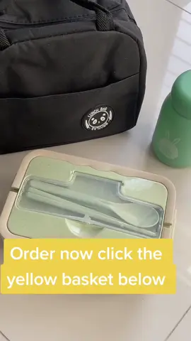 buy 1 take 1 lunch box with bag very good quality with rambler  #lunchboxideas  #tiktok  #tiktokshop  #tiktokmarketplace #fypシ  to order click the basket 