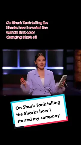 🥹 proud of this moment #sharktank #sharktankproducts #colorchangingblush #phblush #blushoil 