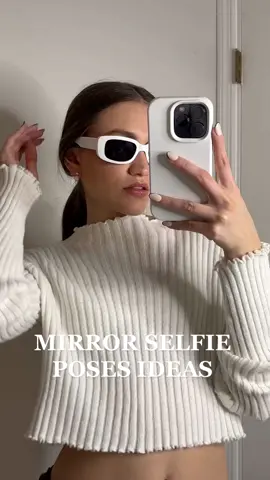 Mirror selfie poses ideas🖤 #posesideas #mirrorselfie #fyp 
