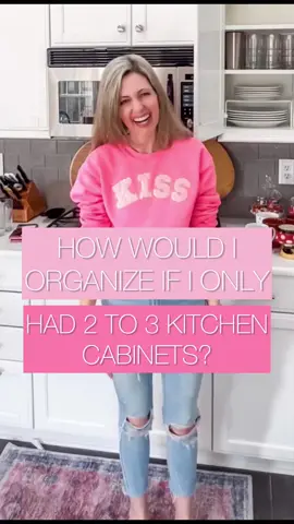 How would I organize it if I only had 2 to 3 kitchen cabinets! And this info is great for anyone trying to maximize their cabinet space! The most important first step when trying to make the most of the cabinet space is to maximize the vertical space! Risers are amazing! ALSO!! Investing in modular dishware that neatly nests in and next to each other so you don’t waste any additional space is HUGE!! Or small in this case 😆 Thanks for watching! Like + follow along for more simple tips! #LifeHack #LifeHacks #SimpleHacks #SimpleTips #Tips #TipsAndTricks #MomHack #MomHacks #Declutter #decluttering #declutteryourlife #declutterchallenge #declutteringtips #OrganizedHome #HomeOrganization #organize #organized #organizedlife #organizedlifestyle #tinykitchen #smallkitchen #maximizespace #organizedkitchen #tinyhouse #tinyhome #storagesolutions #storageideas 