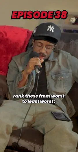 How would y'all rank these? Does Rob have a point? XD #funny#podcast #comedy #foryou#viral #bsbpod
