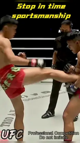 Stop in time sportsmanship#fyp #UFC #foryou #mma #fight 