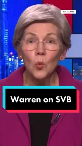 Sen. Elizabeth Warren wants to make banking boring again.