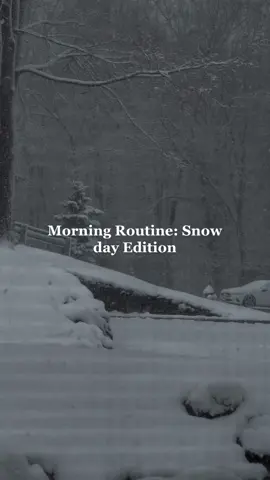 Cozy snow day vibes #snowday #morningroutine #grwm  