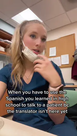 Wishing i was bilingual in these moments #nursesoftiktok #nurselife #jokes #nurse #fyp 