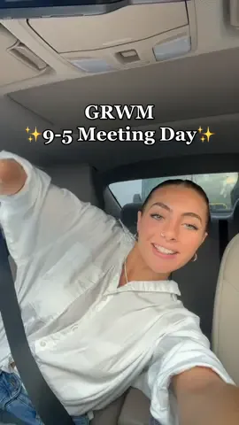 Grwm for work! It was our quarterly meeting today so i wanted to wear something cute but casual! 🤍 I hope everyone had a wonderful day✨  🤍Products Used🤍 @clarinsusa UV Plus Tinted Sunscreen in Medium @rarebeauty Concealer sand Liquid Blush @lauramercier Translucent Setting Powder @anastasiabeverlyhills Bronzer and Clear Brow Gel @milanicosmetics Rose Powder Blush @lagirlcosmetics Brown Eyeliner @essence.cosmetics Mascara #grwmmakeup #grwm #worklife #9to5 
