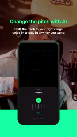 Struggling to hit those high or low notes? Well, say hello to the power of AI! Download Now, Link in Bio. #AI#removevocal#changepitch#music#singer