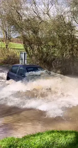 •Unbelievable! (NEW VIDEO OUT NOW!) [Youtube: BENGREGERS]  #Fyp #worcestershire #Flooding #Fordcrossing #Oops #Fails #Renaultclio #unbelievable #entertainment #why #crazy #cars #automoto #fun #splash #waves #crazy 