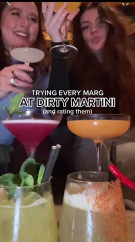 Join @Carrie at Dirty Martini Covent Garden trying the entire Margarita Menu 🍸🙌🏼 Which will be your favourite? 😋 #margaritamenu #ugccontent #coventgarden #londoncocktailbar #margaritatasting 