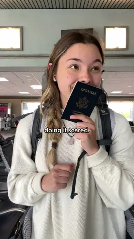 An adventure of a lifetime but im SHAKING #europebackpacking #solofemaletraveler #lifeofadventure #airportdiaries #digitalnomadslife #doitscared #worldtraveler #fulltimetravel 
