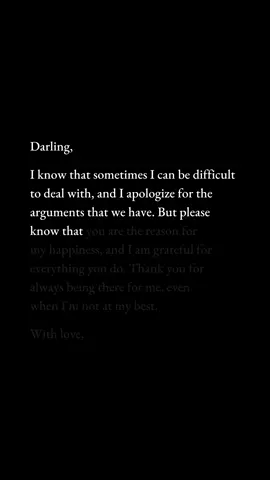 I'm grateful for everything you do. #Love
