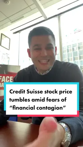 Investors are worried after Credit Suisse, Switzerland’s second largest bank, acknowledged weaknesses in its financial reporting. Now officials are monitoring the situation to prevent “financial contagion” from occurring. #news #finance #moneytok 