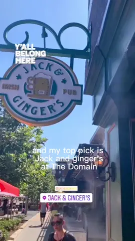 Jack & Gingers 7th annual street festival is this Friday. Doors open at 10 am. Live music from 12-12. Located on the iconic Rock Rose strip in the heart of The Domain shopping center in North Austin.  #irishpub #irishbar #atxlife #austintx #austin #atxfoodie #austinfoodie #domainnorthside #northaustin 
