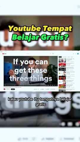 sayang banget kan kalo gak di manfaatin sebaik2nya itu youtube 😁 btw, channel favoritmu siapa?  #inspirasibisnis #edukasibisnis #bukubisnis #digitalmarketing #kelasbisnis 