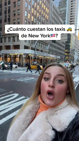😱ESTO cuestan 💸 los FAMOSOS TAXIS AMARILLOS DE NYC🚕🇺🇸 ¿más baratos o más caros que ir en Uber🧐? #parati  #newyork #curiosidades 