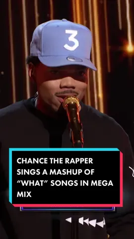 @chancetherapper sings a mashup of 