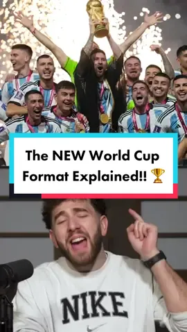 The NEW World Cup Format Explained!! 🏆  #fifa #worldcup #footballtiktok #worldcup2026 