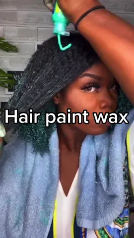 Aqua natural hair! 🥰😍 i used vivid by @hairpaintwax for this look. This was 2 years ago but had to bring it back! Use code harrisjanae for a discount on their website #hairpaintwax #aquahair #naturalhair #washandgo 