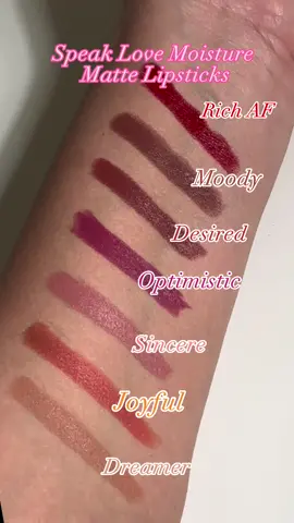 Somebody come and look at these moisturizing matte lipsticks!👀 Shop these 7 delicious shades on our site or @sephora!🛒 #sephoraliplooks #fyp #cleanmakeup 
