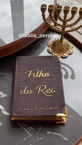 Personalizamos também Bíblias masculinas. O cliente optou colocar o nome direto na capa. Ficou incrível, não é mesmo!? 🥰😍 #biblianotiktok #fy #bibliaviral #gospel #bibliapersonalizada #bibliasagrada #Deus 