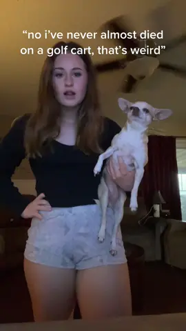 ft. coco #SeeHerGreatness #fyp #foryoupage #foryou #dog #lululemon #golfcart #golfcartcrash 