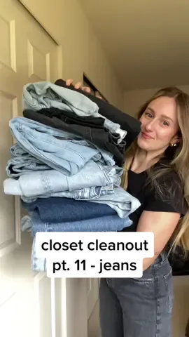 hopefully this long video tickles the algorithms fancy 🙃 #closetcleanout #jeanstryon #denimtryon 