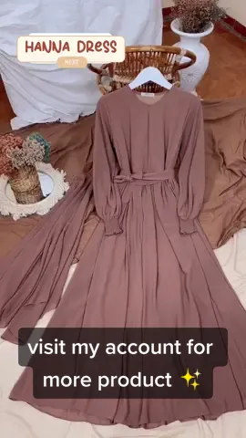 Hanna dress order now just click the yellow bag 😊😊 visit my account for more product 🥰🥰 #muslimdress #hijabi #farmadstore #muslim #tiktokshop#hijabdress  #followformore #visitmyaccount👈 