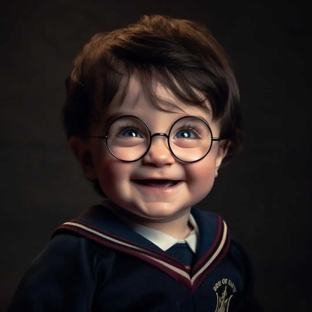 Harry Potter Toddler #harrypotter #danielradcliffe #hogwarts #gryffindor #ravenclaw #slytherin #hufflepuff #hermionegranger #ronweasley #dracomalfoy #harrypottertiktok #trend #viral 