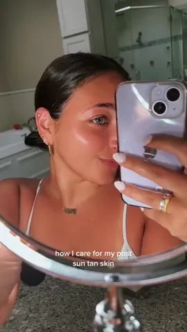 my favorite glowy skin✨😍 #relatable #tan #skincare #routine #Lifestyle #minivlog #glassskin #glowyskin 