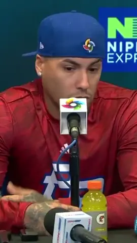 💥Conferencia de prensa del Juego Puerto Rico🇵🇷🆚🇲🇽México del #WorldBaseballClassic    en Miami. 🗣️...Javier Baez – Jugador Puerto Rico #ClasicoMundialDeBeisbol | #WBC2023 | #JavierBaez | #PuertoRico | #BaseBall | #Beisbol